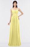 ColsBM Abril Daffodil Classic Spaghetti Sleeveless Zip up Floor Length Appliques Bridesmaid Dresses
