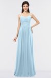 ColsBM Abril Ice Blue Classic Spaghetti Sleeveless Zip up Floor Length Appliques Bridesmaid Dresses