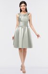 ColsBM Leila Platinum Mature A-line Scoop Sleeveless Ruching Bridesmaid Dresses