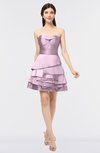 ColsBM Caylee Fragrant Lilac Sexy Strapless Sleeveless Zip up Plainness Bridesmaid Dresses