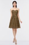 ColsBM Alaya Sepia Sexy A-line Strapless Sleeveless Zip up Bow Sweet 16 Dresses