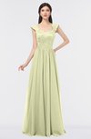 ColsBM Heidi Anise Flower Elegant A-line Square Sleeveless Lace Bridesmaid Dresses