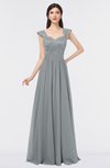 ColsBM Heidi High-rise Elegant A-line Square Sleeveless Lace Bridesmaid Dresses
