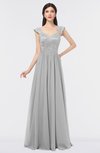 ColsBM Heidi Nimbus Cloud Elegant A-line Square Sleeveless Lace Bridesmaid Dresses