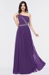 ColsBM Anabella Dark Purple Modern A-line Asymmetric Neckline Zip up Floor Length Bridesmaid Dresses