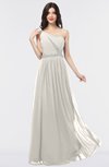 ColsBM Anabella Off White Modern A-line Asymmetric Neckline Zip up Floor Length Bridesmaid Dresses