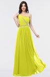 ColsBM Anabella Sulphur Spring Modern A-line Asymmetric Neckline Zip up Floor Length Bridesmaid Dresses