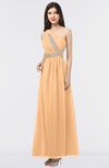 ColsBM Gemma Apricot Mature A-line Sleeveless Asymmetric Appliques Bridesmaid Dresses