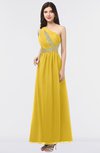 ColsBM Gemma Lemon Curry Mature A-line Sleeveless Asymmetric Appliques Bridesmaid Dresses