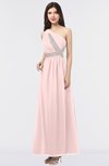 ColsBM Gemma Pastel Pink Mature A-line Sleeveless Asymmetric Appliques Bridesmaid Dresses