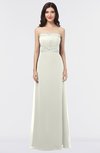 ColsBM Elena Ivory Elegant A-line Strapless Criss-cross Straps Floor Length Appliques Bridesmaid Dresses