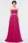 ColsBM Zahra Beetroot Purple Elegant A-line Strapless Sleeveless Half Backless Bridesmaid Dresses