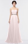ColsBM Zahra Light Pink Elegant A-line Strapless Sleeveless Half Backless Bridesmaid Dresses
