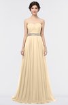 ColsBM Zahra Marzipan Elegant A-line Strapless Sleeveless Half Backless Bridesmaid Dresses