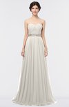 ColsBM Zahra Off White Elegant A-line Strapless Sleeveless Half Backless Bridesmaid Dresses