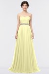 ColsBM Zahra Wax Yellow Elegant A-line Strapless Sleeveless Half Backless Bridesmaid Dresses