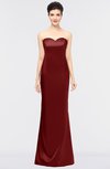 ColsBM Reagan Dark Red Mature Column Strapless Zip up Floor Length Plainness Prom Dresses