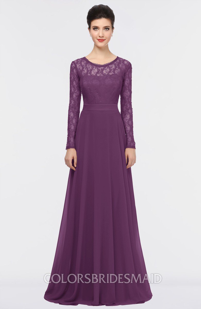 grape colored bridesmaid dresses
