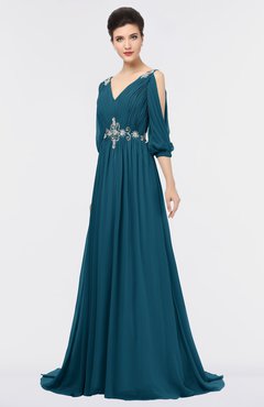 ColsBM Evie Moroccan Blue Bridesmaid Dresses - ColorsBridesmaid