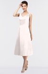 ColsBM Joanna Rosewater Pink Mature A-line V-neck Zip up Plainness Bridesmaid Dresses