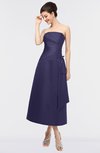 ColsBM Isabella Orient Blue Elegant A-line Bateau Sleeveless Zip up Ruching Evening Dresses