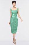 ColsBM Colette Brook Green Mature Column Sleeveless Zip up Lace Bridesmaid Dresses