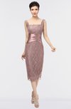 ColsBM Colette Silver Pink Mature Column Sleeveless Zip up Lace Bridesmaid Dresses