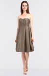 ColsBM Zaria Ginger Snap Mature Strapless Zip up Knee Length Bow Bridesmaid Dresses
