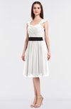 ColsBM Cadence Cloud White Modern A-line Thick Straps Knee Length Sash Bridesmaid Dresses