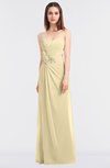 ColsBM Cassidy Cornhusk Elegant A-line Strapless Sleeveless Floor Length Bridesmaid Dresses