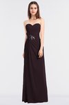 ColsBM Cassidy Italian Plum Elegant A-line Strapless Sleeveless Floor Length Bridesmaid Dresses