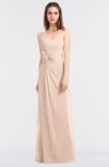 ColsBM Cassidy Peach Puree Elegant A-line Strapless Sleeveless Floor Length Bridesmaid Dresses