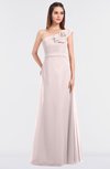 ColsBM Kelsey Light Pink Elegant A-line Zip up Floor Length Ruching Bridesmaid Dresses