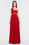ColsBM Natalia Red Mature A-line Sleeveless Zip up Floor Length Bridesmaid Dresses