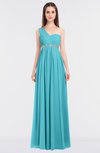 ColsBM Natalia Turquoise Mature A-line Sleeveless Zip up Floor Length Bridesmaid Dresses