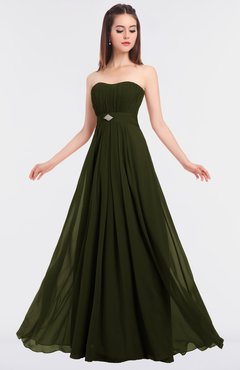 ColsBM Claire Beech Elegant A-line Strapless Sleeveless Appliques Bridesmaid Dresses