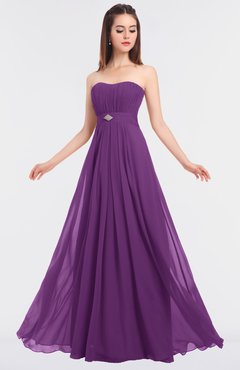 ColsBM Claire Dahlia Elegant A-line Strapless Sleeveless Appliques Bridesmaid Dresses