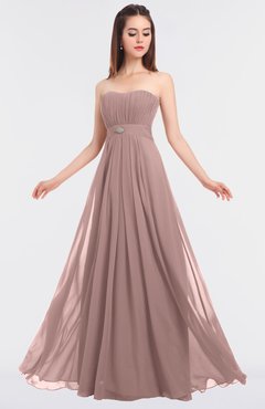 ColsBM Claire Nectar Pink Elegant A-line Strapless Sleeveless Appliques Bridesmaid Dresses