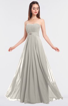 ColsBM Claire Off White Elegant A-line Strapless Sleeveless Appliques Bridesmaid Dresses
