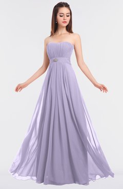 ColsBM Claire Pastel Lilac Elegant A-line Strapless Sleeveless Appliques Bridesmaid Dresses