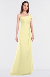 ColsBM Meredith Soft Yellow Elegant A-line Asymmetric Neckline Zip up Floor Length Bridesmaid Dresses