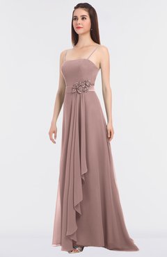 ColsBM Caitlin Blush Pink Modern A-line Spaghetti Sleeveless Appliques Bridesmaid Dresses