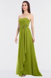 ColsBM Caitlin Green Oasis Modern A-line Spaghetti Sleeveless Appliques Bridesmaid Dresses
