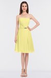 ColsBM Heavenly Daffodil Glamorous A-line Bateau Sleeveless Zip up Appliques Bridesmaid Dresses
