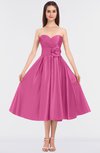 ColsBM Kallie Carnation Pink Gorgeous A-line Strapless Sleeveless Flower Bridesmaid Dresses