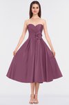 ColsBM Kallie Dusty Lavender Gorgeous A-line Strapless Sleeveless Flower Bridesmaid Dresses
