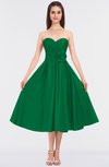 ColsBM Kallie Green Gorgeous A-line Strapless Sleeveless Flower Bridesmaid Dresses