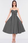 ColsBM Kallie Grey Gorgeous A-line Strapless Sleeveless Flower Bridesmaid Dresses