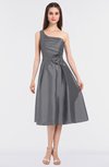 ColsBM Ellison Frost Grey Mature A-line Asymmetric Neckline Sleeveless Zip up Bridesmaid Dresses