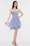 ColsBM Makenna Lavender Glamorous A-line Strapless Sleeveless Mini Beaded Bridesmaid Dresses
